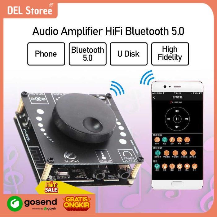 SINILINK AUDIO AMPILIFIER HIFI BLUETOOTH 5.0 APD3016D 2x50 W