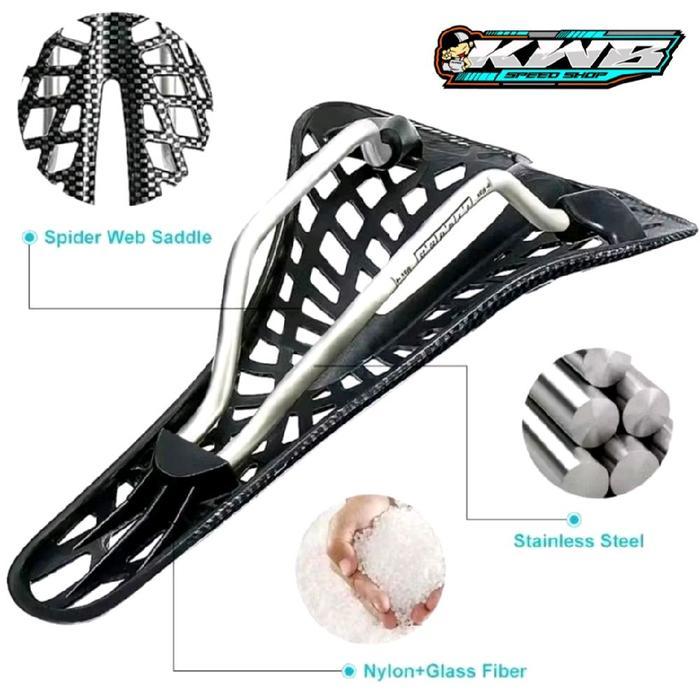 TERLARIS Sadel Jok Sepeda Laba-Laba Spider Carbon Orianl Oxo Sadel Sepeda Bmx Balap se Carbon