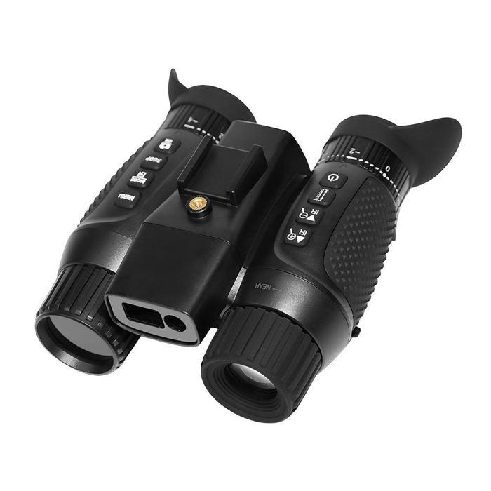 NV8100 PLUS Night Vision Goggles Waterproof Head Helmet Mounted Rechargeable 4K Dual Screen 8x Magni