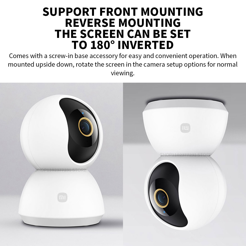 360 Smart Home Seurity a Mi PTZ 2K Webam 1296P 3 Megapixel AI Human Detetion Night Vision Webam Work