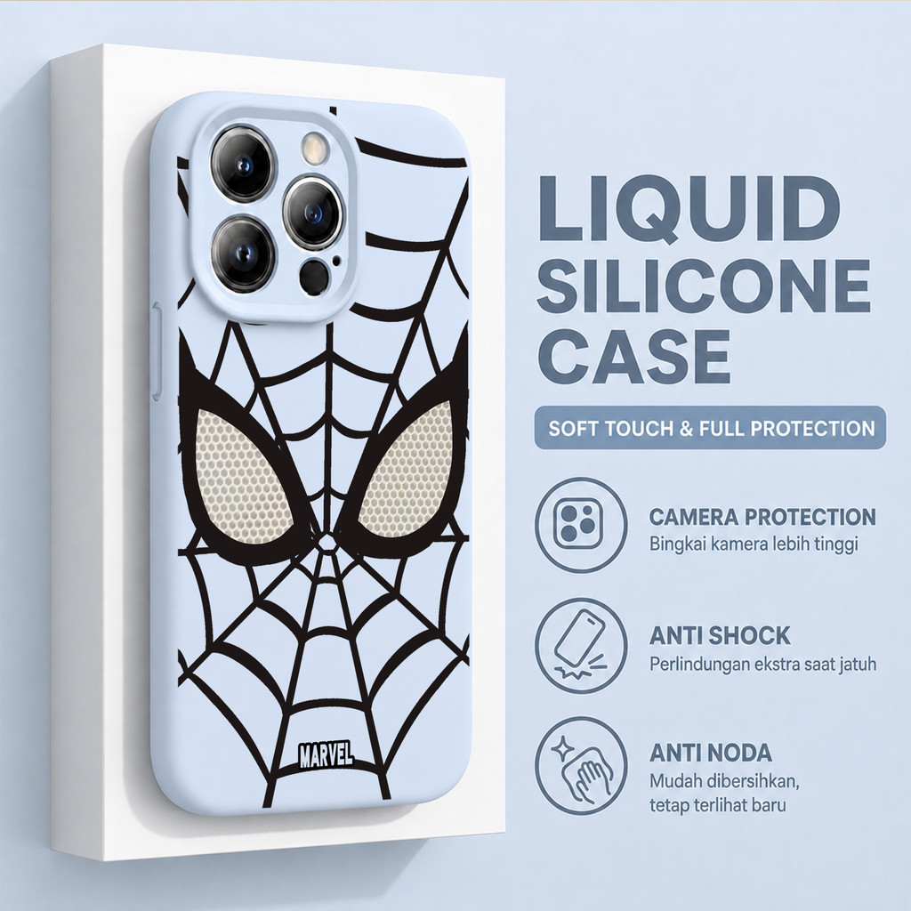 Spiderman Silikon Macaron Case Redmi Poco C85 C71 Xiaomi 15T Pro 15 15C Redmi 15C 15Note 14 13X A5 1