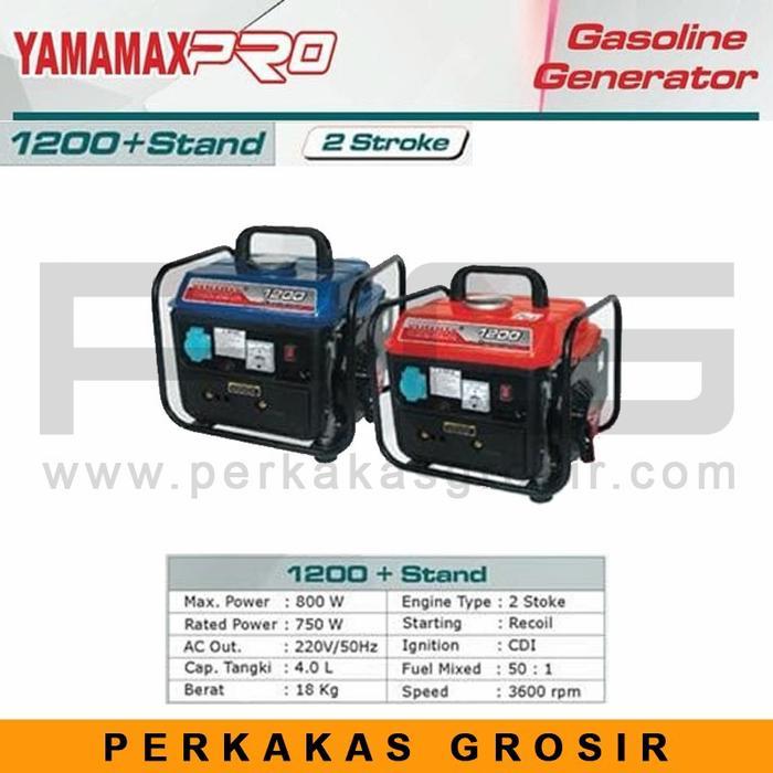 Gasoline Generator YAMAMAX PRO 1200+stand Mesin Genset YAMAMAX PRO
