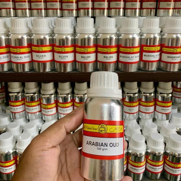 Bibit Parfum ARABIAN OUD 100ml Al Rehab Segel Kaleng Bibit Minyak Wangi Original