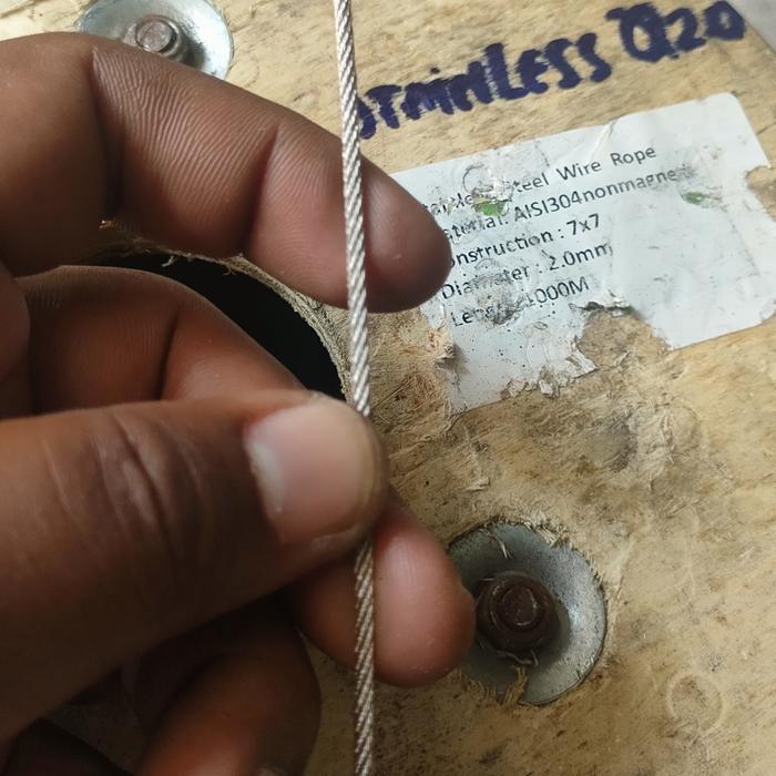 Kawat seling stainless 304 anti karat 2mm eceran