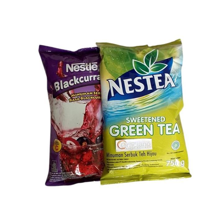 Ready Bundling 1 Nestle Blackcurrant 750gr & 1 Nestea Green Tea 750gr