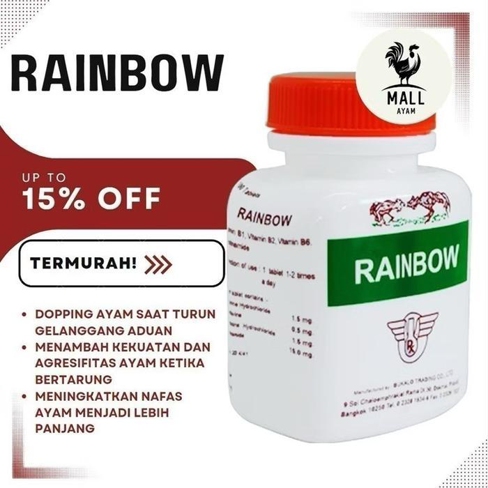 Ready RAINBOW AYAM penambah stamina dan vitamin ayam