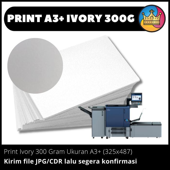SALE DIGITAL PRINT A3+ Cetak Kertas Fancy Ivory 300 Gram