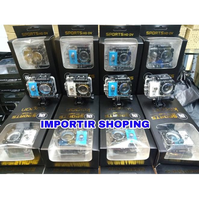 Sport Cam Kamera Kogan 4k Non Wifi Full HD 1080p