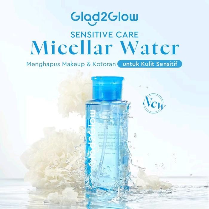KJ Glad2Glow Cherry Blossom betaine Micellar 150ml 300ml Pembersih Make up
