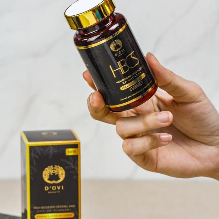 HIGH BOOSTER CRYSTAL SKIN D'OVI BEAUTY/ PEMUTIH BADAN/ OVISKIN / HBCS