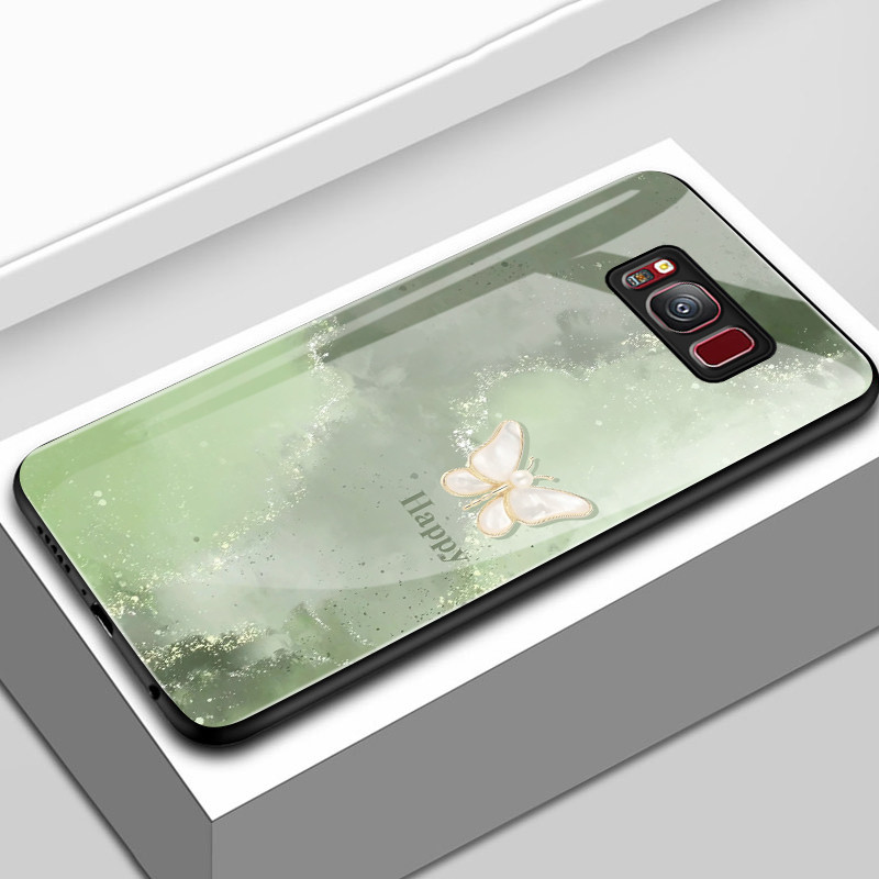 Casing Hp Untuk Samsung S8 Plus S9 S7 Edge Case Pola Kupu-kupu Kartun Casing Ponsel Cangkang keras k