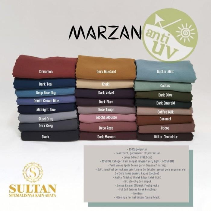 (Good) Kain Sultan Bahan Untuk Gamis Abaya Mazen ( Marzan )