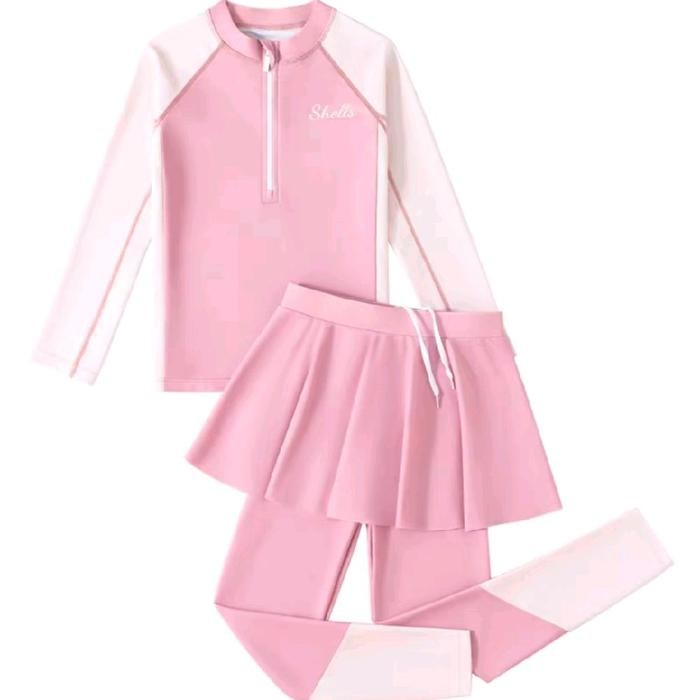 Baju Renang Anak Permpuan Panjang Upf +50