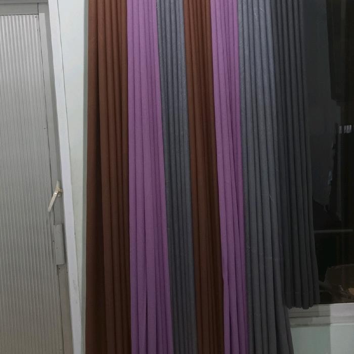 Sale Gorden Pintu Dan Jendela Kain Tebal Polos Model Minimalis Modern Jendela Kain