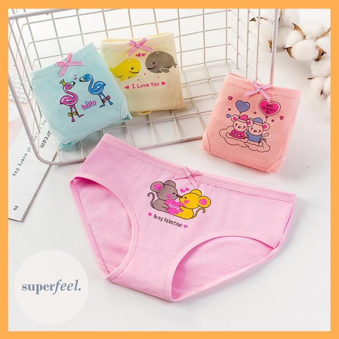 SFL CELANA DALAM ANAK PEREMPUAN KATUN COTTON NYAMAN CD BOCAH BALITA TK SD SMP WANITA KECIL 703