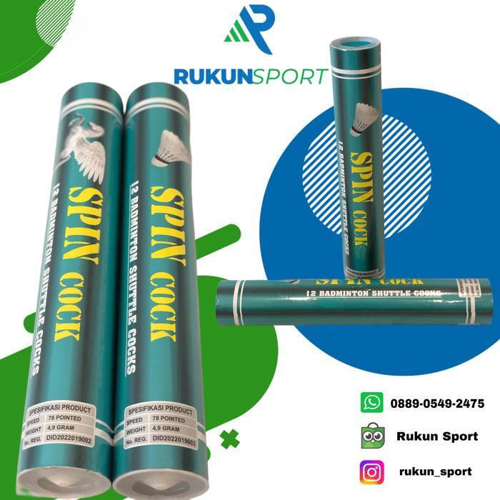 Shuttlecock Badminton SPIN HIJAU