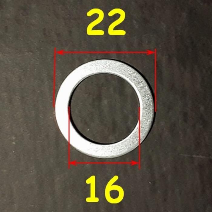 Ring 16mm M16 konversi Lubang 22mm Batu Potong Mata Gerinda 5" 7"