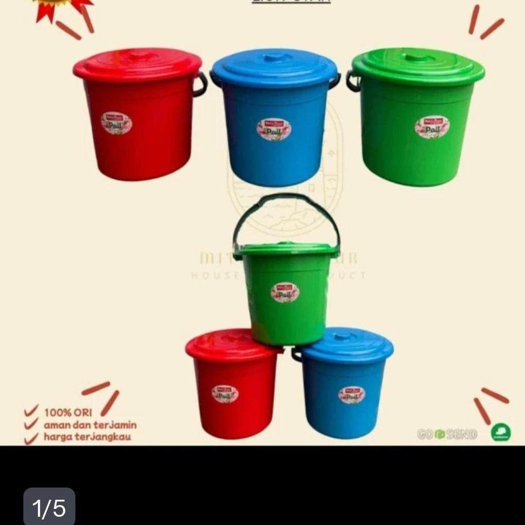 Bak Ember Air Besar Plastik Warna Awet Murah Tebal Premium Basic Home Goldy Lion Star 6 Galon 24L Wa