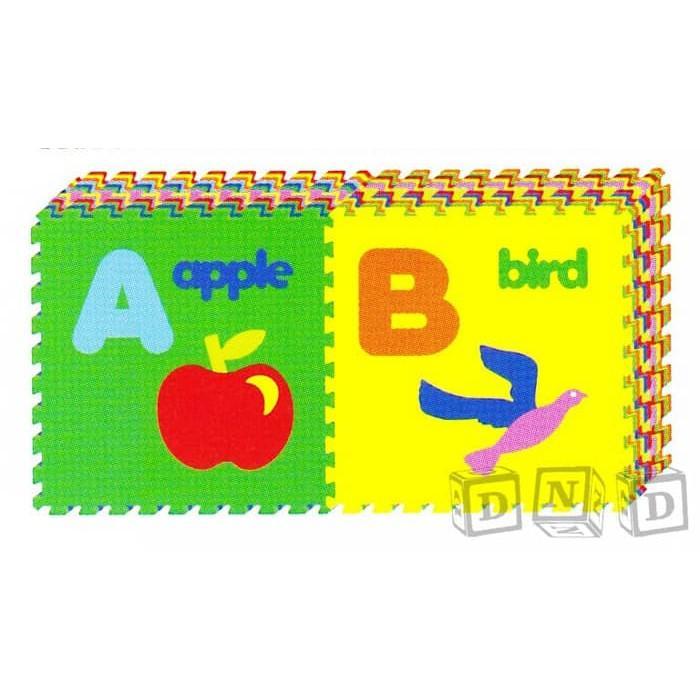 Premium Alas Lantai Tikar Karpet Puzzle Anak Evamat Huruf Abjad Alphabet Promo