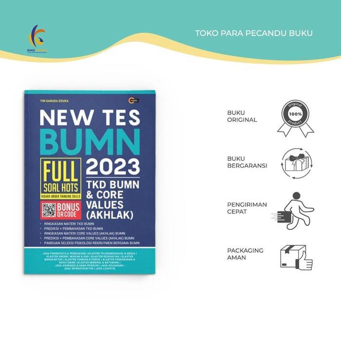 Buku Tes BUMN - New Tes BUMN 2023 - Tim Garuda Eduka - Cmedia - Bukukaluku Edukasi