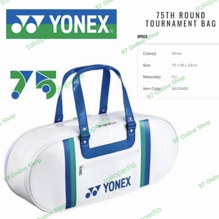 TAS YONEX BADMINTON BAG BA31WAPEX / ROUND 75 TH ANNIVERSARY Best Quality