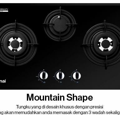 Rinnai Kompor Gas Tanam Rb-773Ro(G) / Rb 773