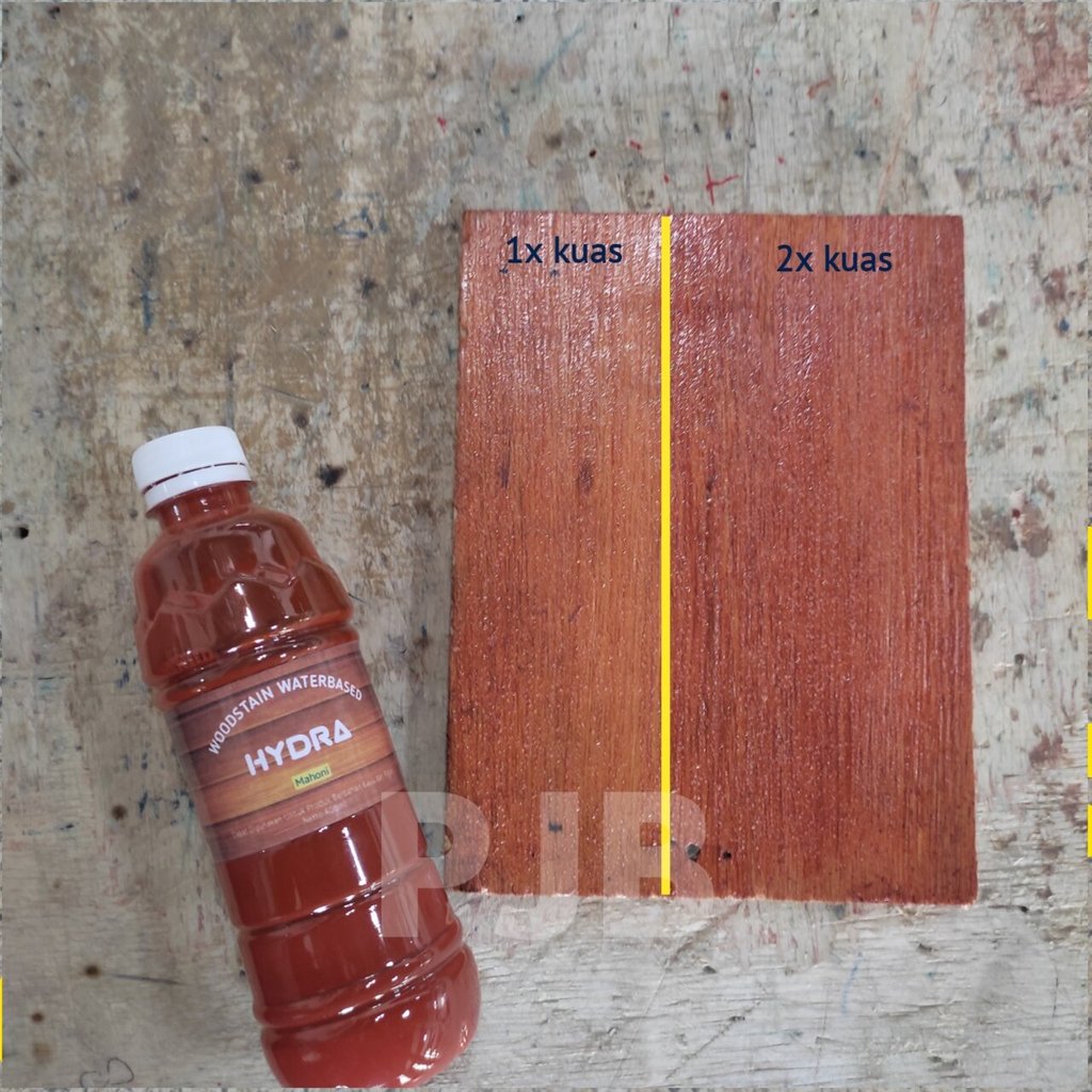 politur plitur kayu warna teak walnut light walnut akasia coklat jati dan mahoni cat air waterbased