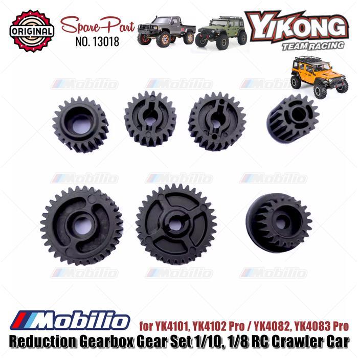Yikong Part #13018 Reduction Gearbox Gear Set For Yk4101 Yk4102 Pro Yk4082 Yk4083 1/10 1/8 Rc