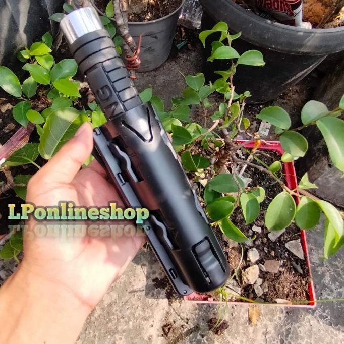 FREE ONGKIR ORIGINAL Baton stik police satu set holster baton police plus hoslter - stainless