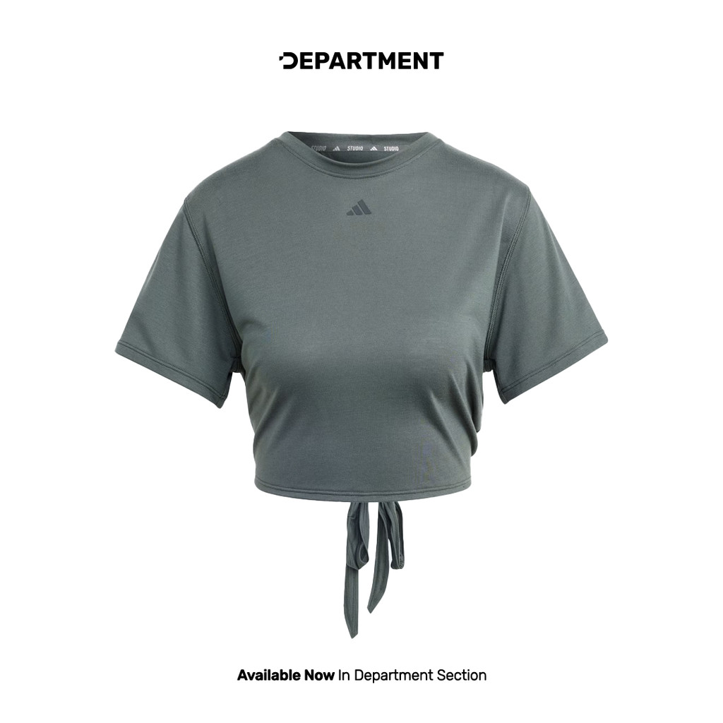 ADIDAS Crop Top Training Wanita YOGA STUDIO IP1254 ORI