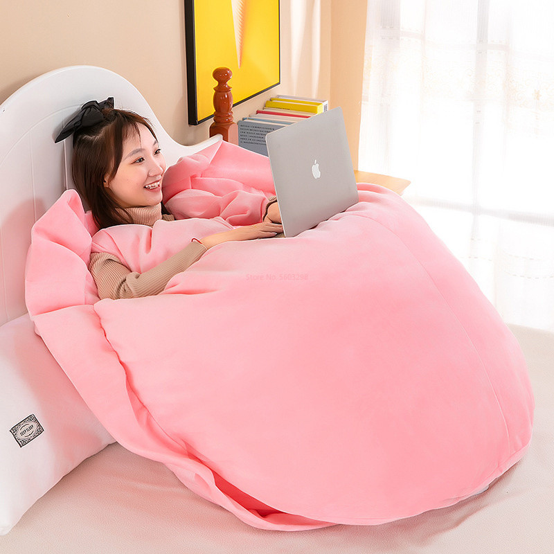 100cm Shell Plush Funny Turtle Shell Plush Toy Children Sleeping Bag Stuffed Soft Tortoise Pillow Cu