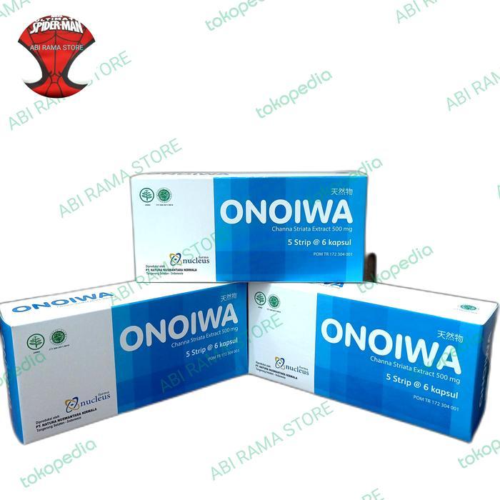 ONOIWA KAPSUL DAN SACHET EKSTRAK IKAN GABUS [1 box ] - onoiwa kapsul