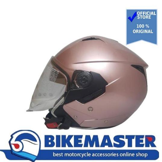 Helm Zeus ZS-205 Rose Gold Half Face