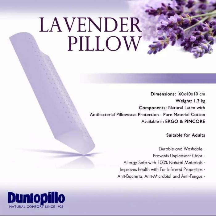 Bantal Dunlopillo Ergo Lavender