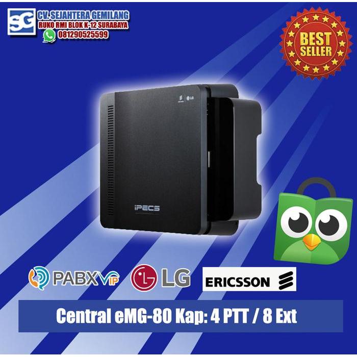 PABX LG-Ericsson iPECS-eMG80 EKSU Kap: 4 PTT / 8 EXT
