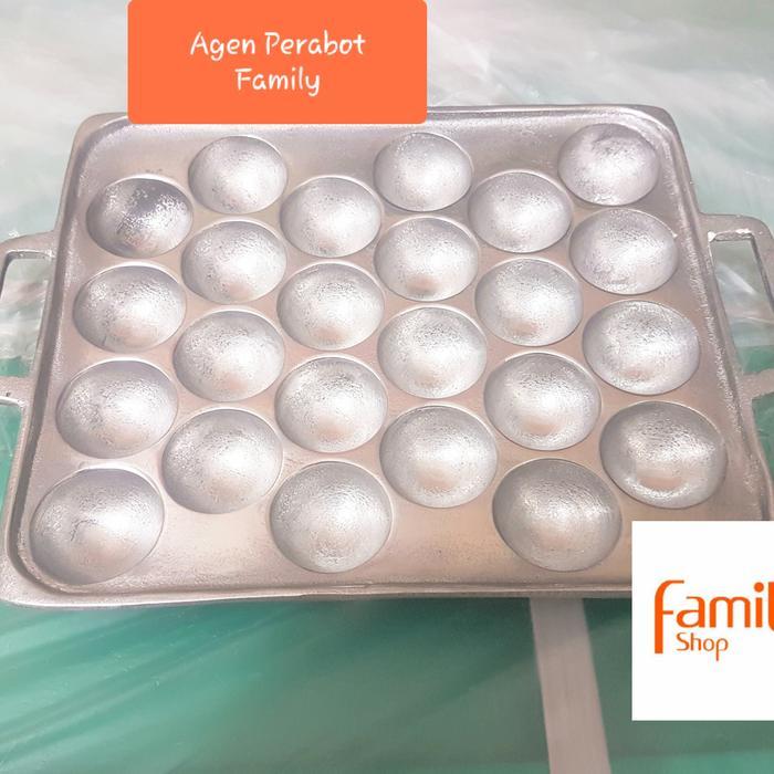 Cetakan Kue Wafle / Takoyaki / Waffle Maker / Kue Cubit Mini 24 Lubang