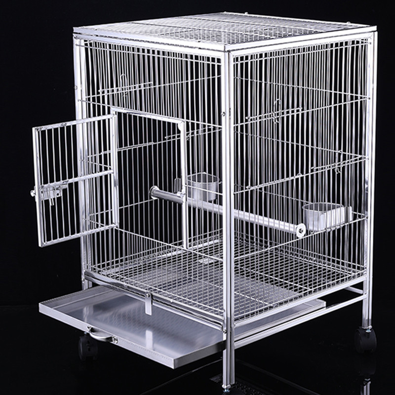 Rabbit Outdoor Bird Cages Aviary Pet Aviary Parrots Playground Stainless Steel Bird Cages Quail Huis
