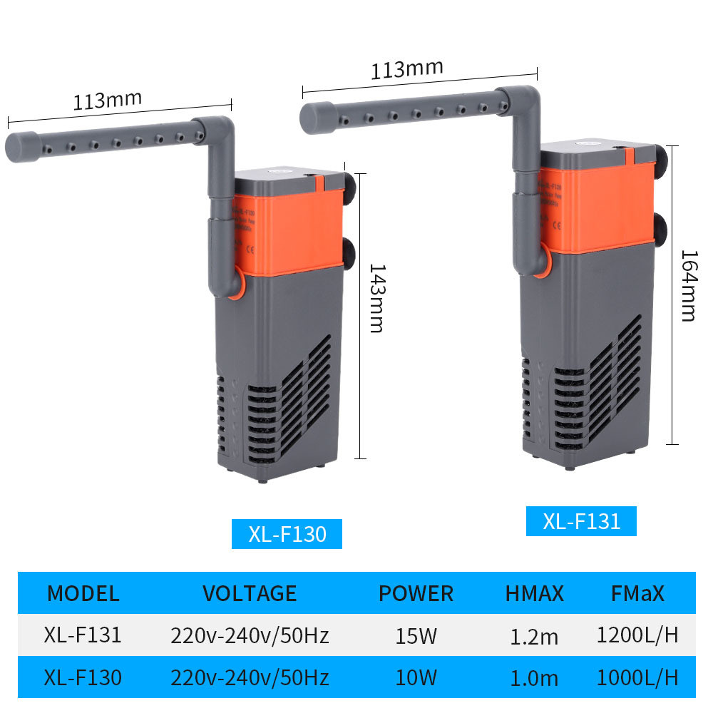 Fish Tank Mini Water Pump Three-in-one Submersible Pump Small Filter Mute Aquarium Water Pump Oxygen