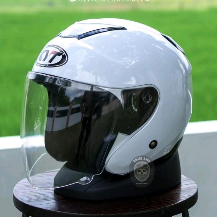 Helm Kyoto Niels Kyt Kw Motorcycle - Clone Kyt helm kyt kyoto putih paket ganteng helm open face whi