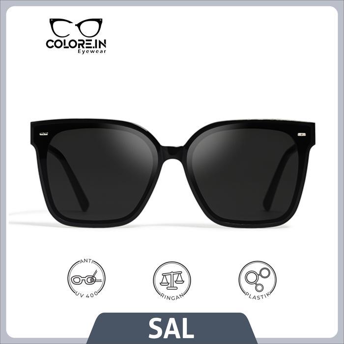 Colore.in Kacamata Hitam Sunglasses Polarized UV400 Kotak GM Korea SAL
