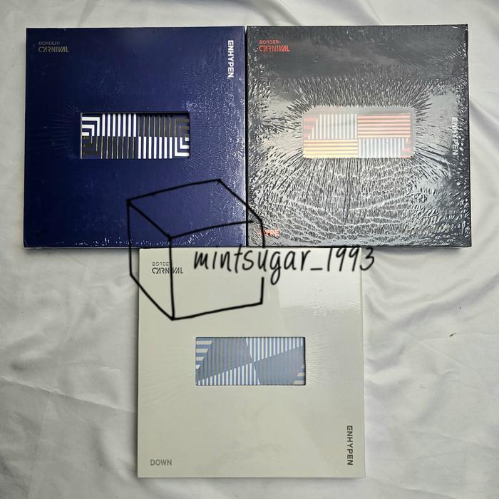[ READY STOCK SEALED] ENHYPEN - 2nd Mini Album BORDER : CARNIVAL ( UP HYPE DOWN ) albums enha