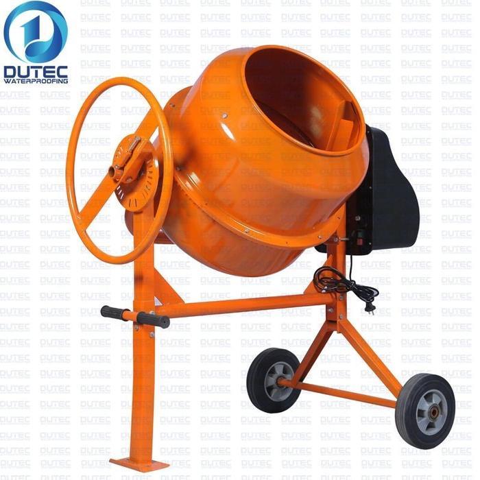 Mesin Molen Pengaduk Semen mini Elektrik Molen Concrete 240 Liter