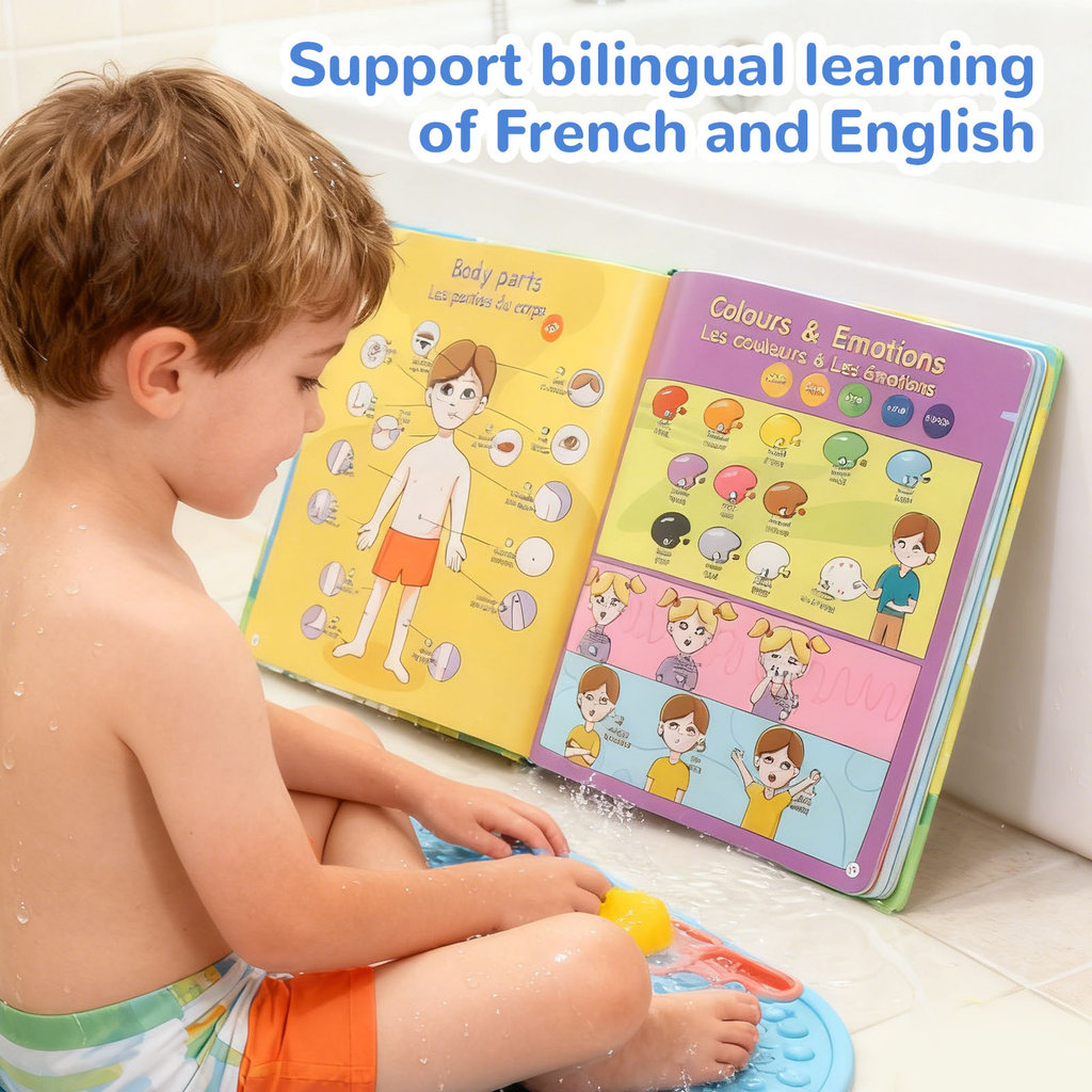 Best  Sound Book French English Bilingual Sound Book Early Learning Interactive Sound Book Education