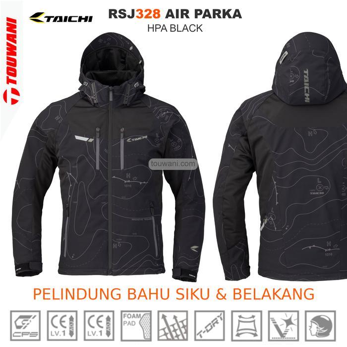 Jaket RS Taichi RSJ328 RSJ 328 Parka HPA Black