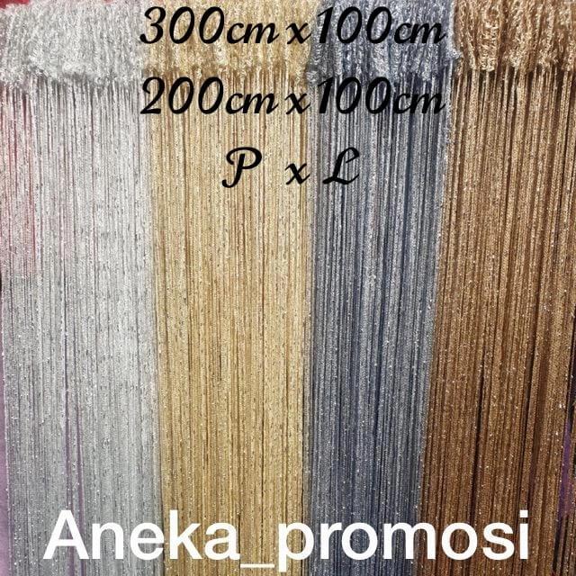 [READY] TIRAI BENANG GLITER POLOS