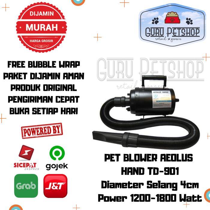 BERKUALITAS Pet Blower / Pet Dryer Aeolus Hand / Aeolus TD-901 / Aeolus Td 901