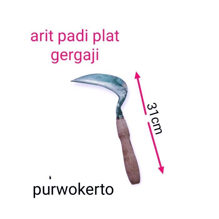 NEW Arit Kecil Bahan Baja Super Tajam untuk Memanen Padi dan Memotong Rumput