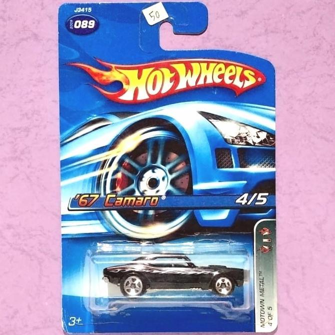 HOT WHEELS 67 CAMARO (OPEN CAP+VARIAN BAN)