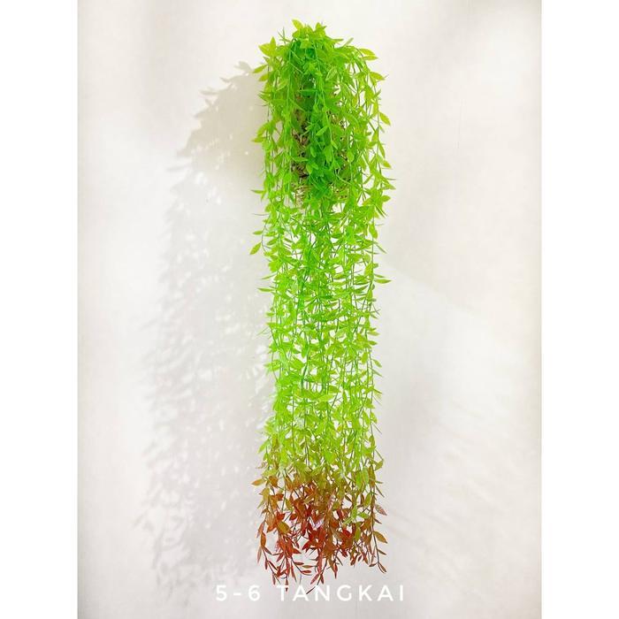 NEW Daun Hoya Costa Juntai Plastik Lee Kwan Yew Daun Tirai Rambat Artificial Dekorasi Minimalis