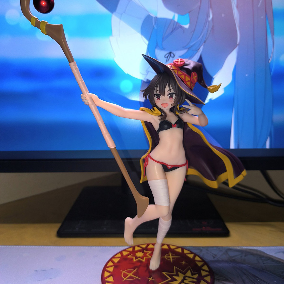 Original TAiTO Megumin Figure 18cm PVC Action Figure Swimwear Amine Birthday Gift Collectible